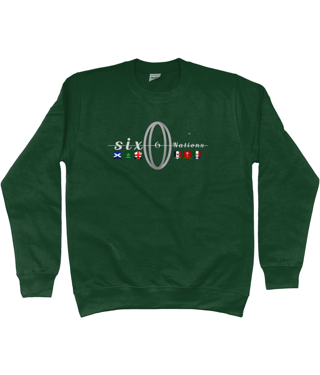 2023 Six Nation Unisex Rugby Sweatshirts available in six colours