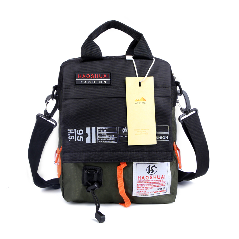 Unisex Messenger Bag Waterproof Nylon Over the Shoulder Crossbody Bags