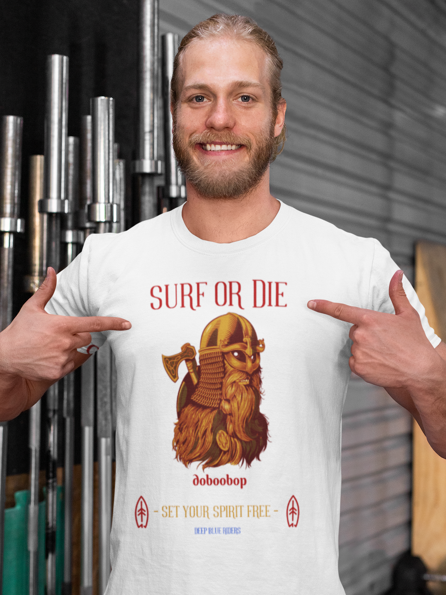 Unisex Surf tee 100% Premium Cotton Airlume combed and ring-spun for the perfect fit