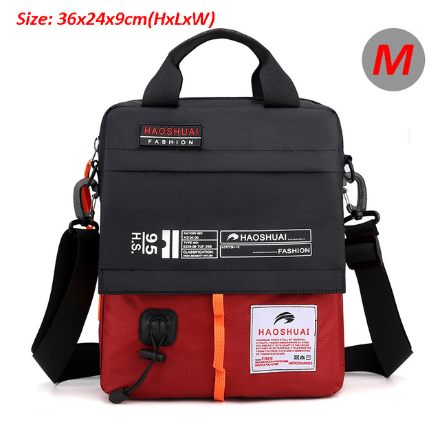 Unisex Messenger Bag Waterproof Nylon Over the Shoulder Crossbody Bags