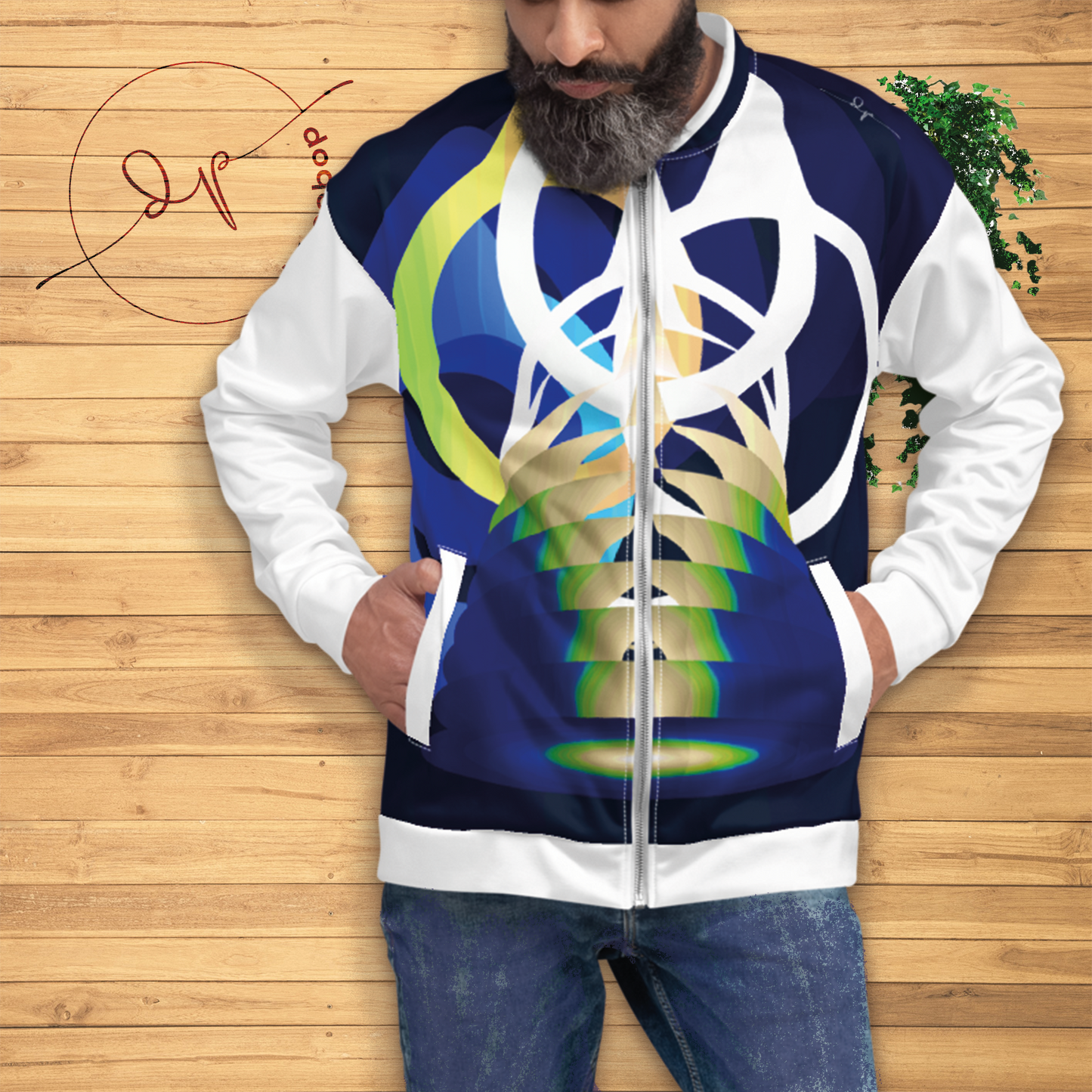 Unisex Graphic design Bomber Jacket by doboobop