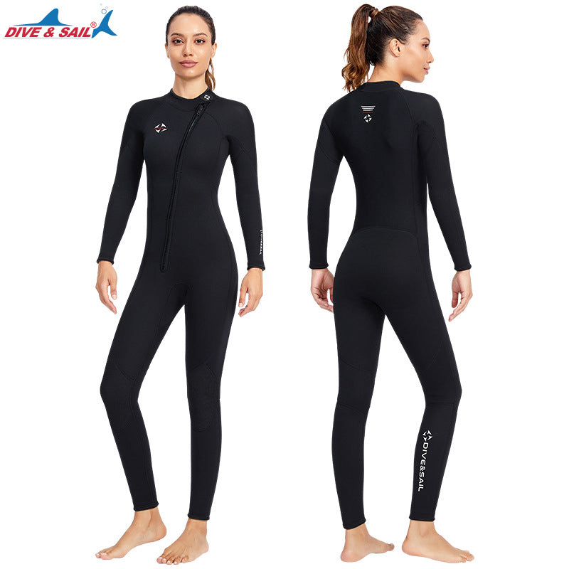 His & Hers 3MM Neoprene Front Zipper Men's & Women's twin Wetsuit, Ideal for Surfing, Scuba Diving,Underwater Fishing Snorkeling