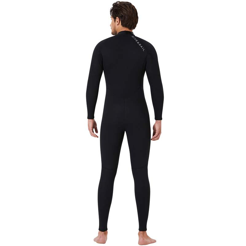 3MM Neoprene Front Zipper Men's Wetsuit, Ideal for Surfing, Scuba Diving,Underwater Fishing Snorkeling