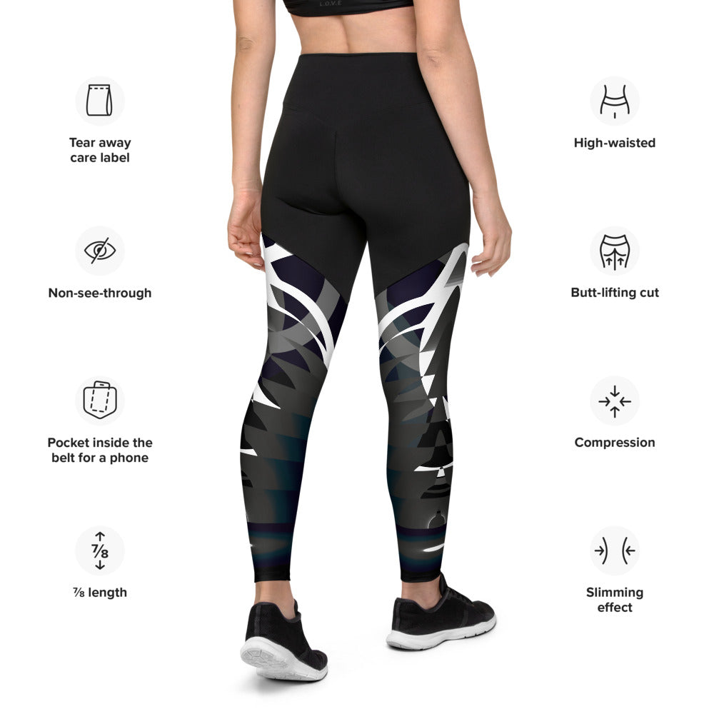 Premium Womens Sports / Activity Leggings by doboobop