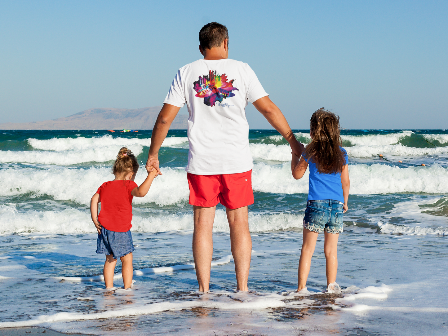 Unisex Surf tee 100% Premium Cotton Airlume combed and ring-spun for the perfect fit