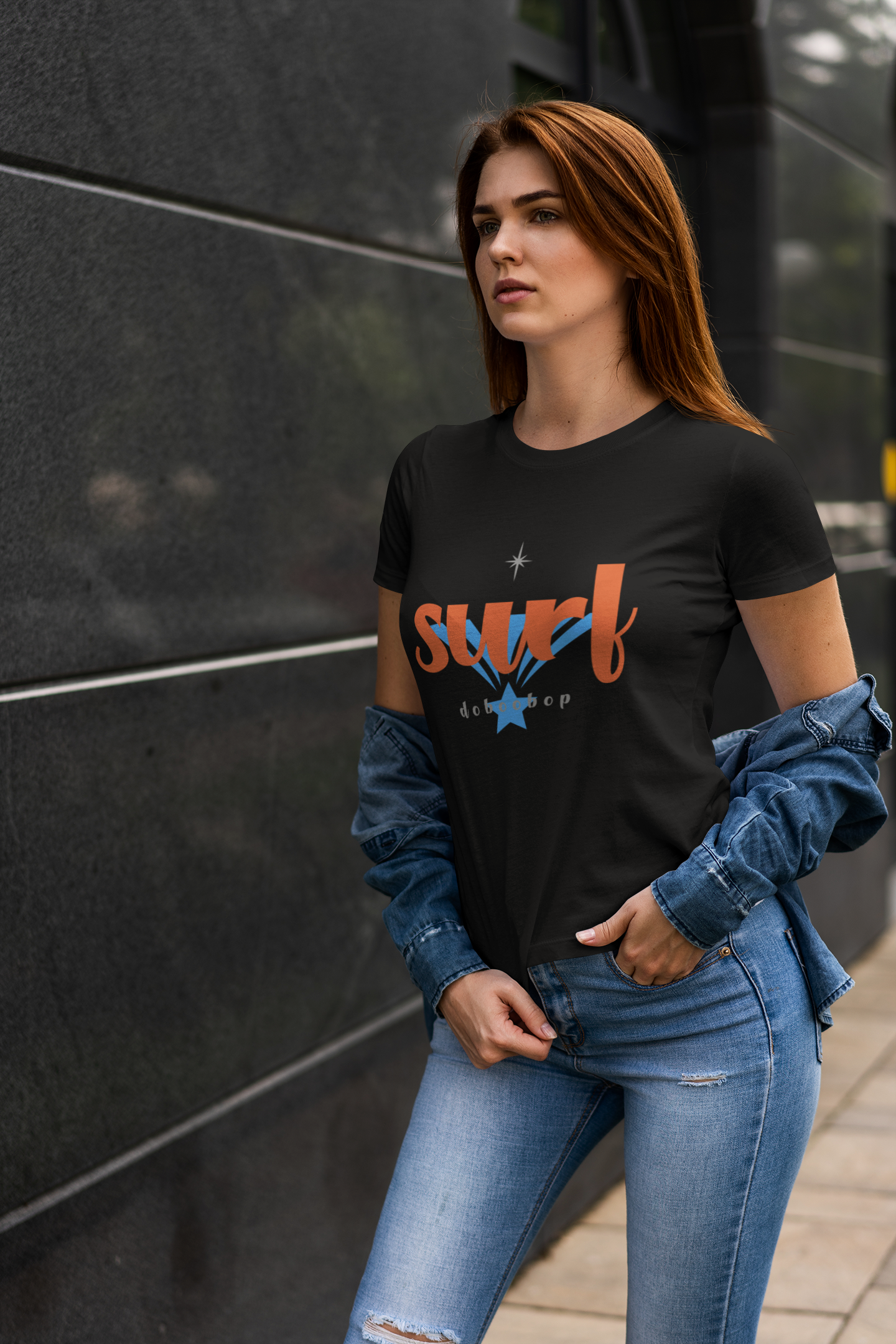 Unisex Surf tee 100% Premium Cotton Airlume combed and ring-spun for the perfect fit