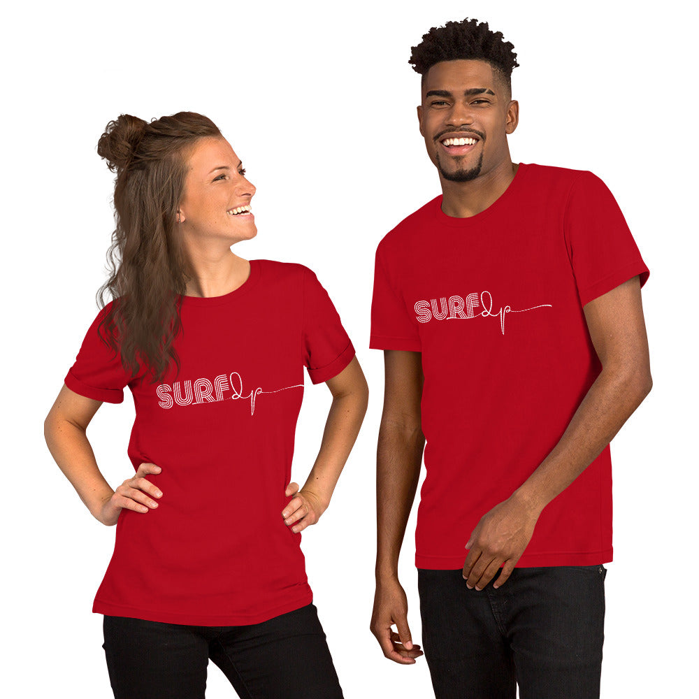 Unisex Surf tee 100% Premium Cotton Airlume combed and ring-spun for the perfect fit