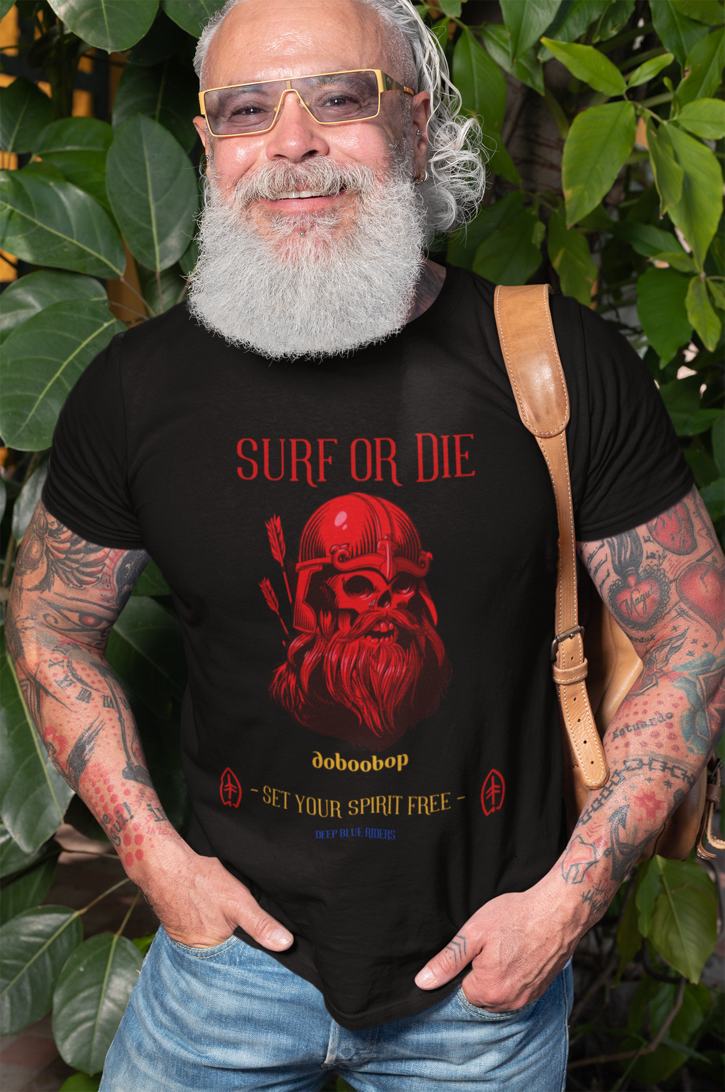 Unisex Surf tee 100% Premium Cotton Airlume combed and ring-spun for the perfect fit