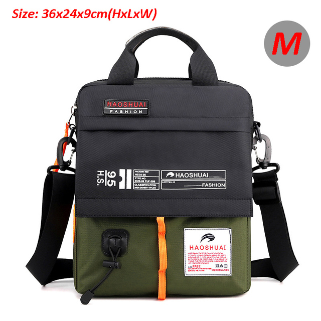Unisex Messenger Bag Waterproof Nylon Over the Shoulder Crossbody Bags
