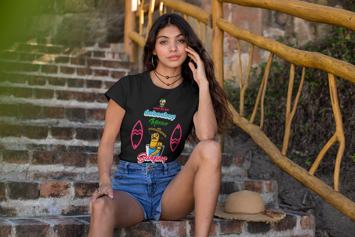 Unisex Surf tee 100% Premium Cotton Airlume combed and ring-spun  for the perfect fit