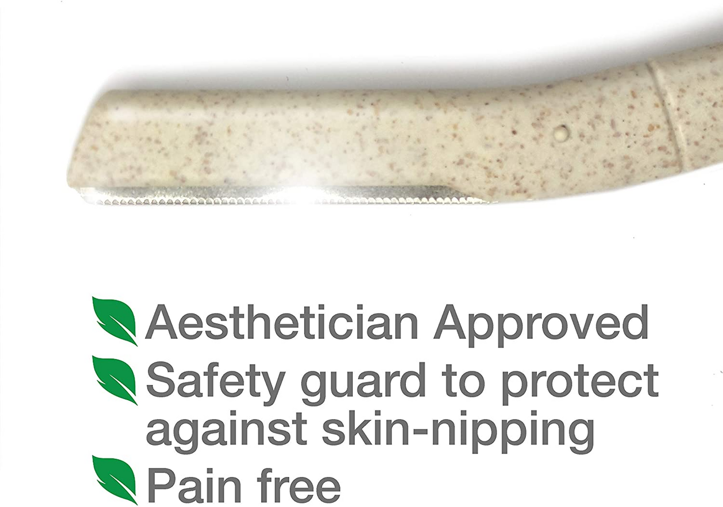 Pack of 12 Biodegradable Eyebrow Razors / Eco Friendly Eyebrow Hair Trimmer