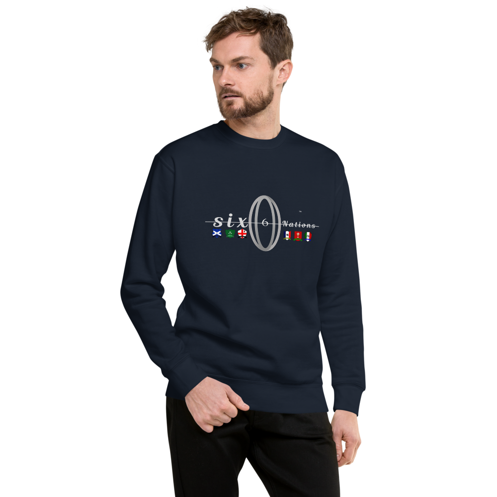 2023 Six Nation Unisex Rugby Sweatshirts available in six colours