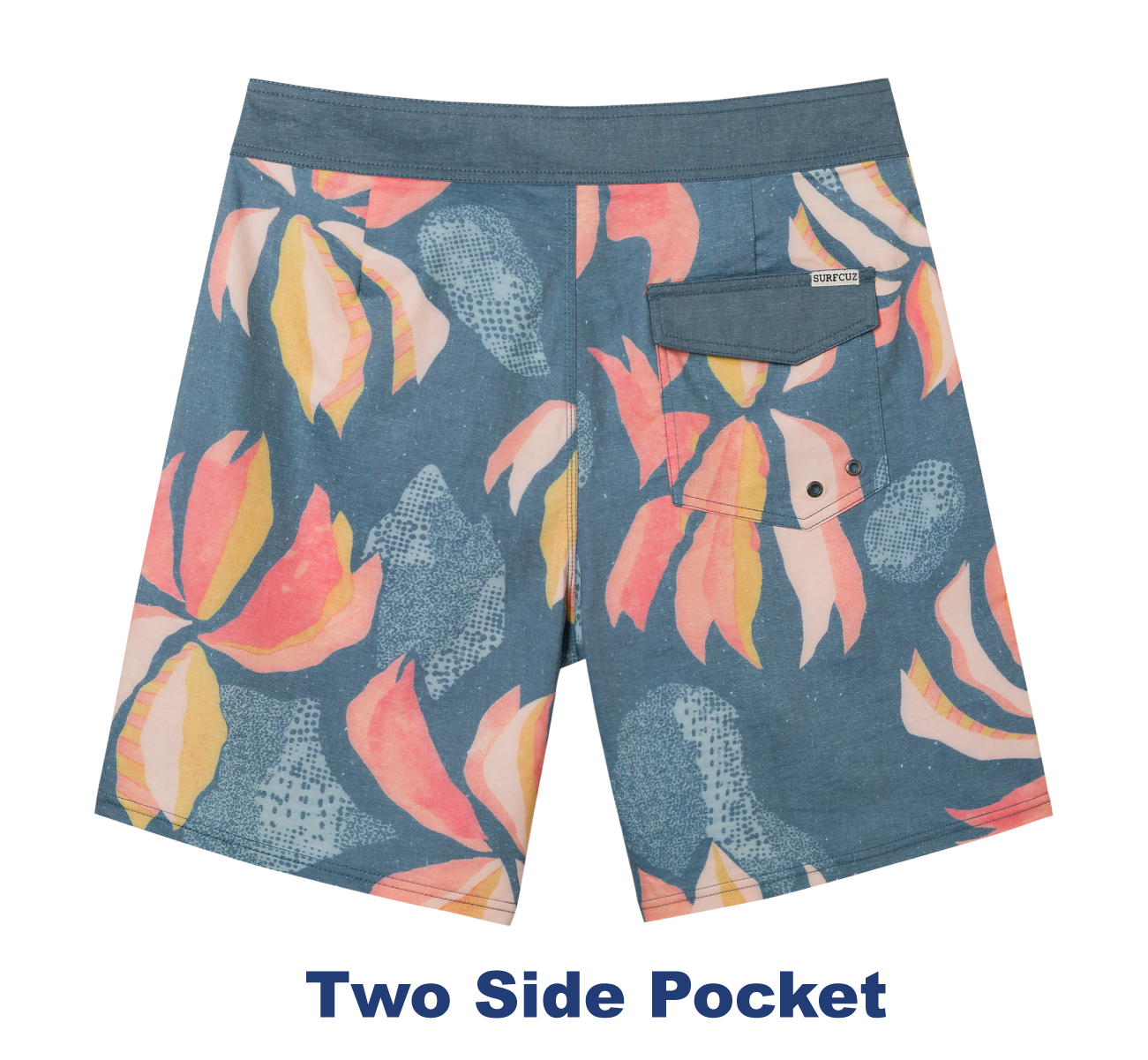 Mens Board Shorts Bermuda Surfing Swim Shorts 2 Way Stretch Swimwear Beachwear Summer Vintage Boardshorts for Men