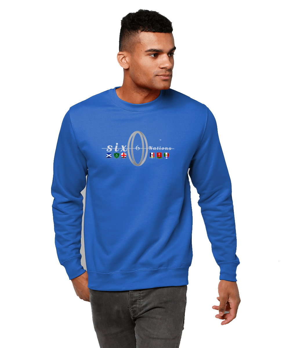 2023 Six Nation Unisex Rugby Sweatshirts available in six colours
