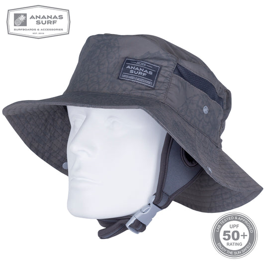 Ananas Indo Surfing Bucket Hat with Chin Strap