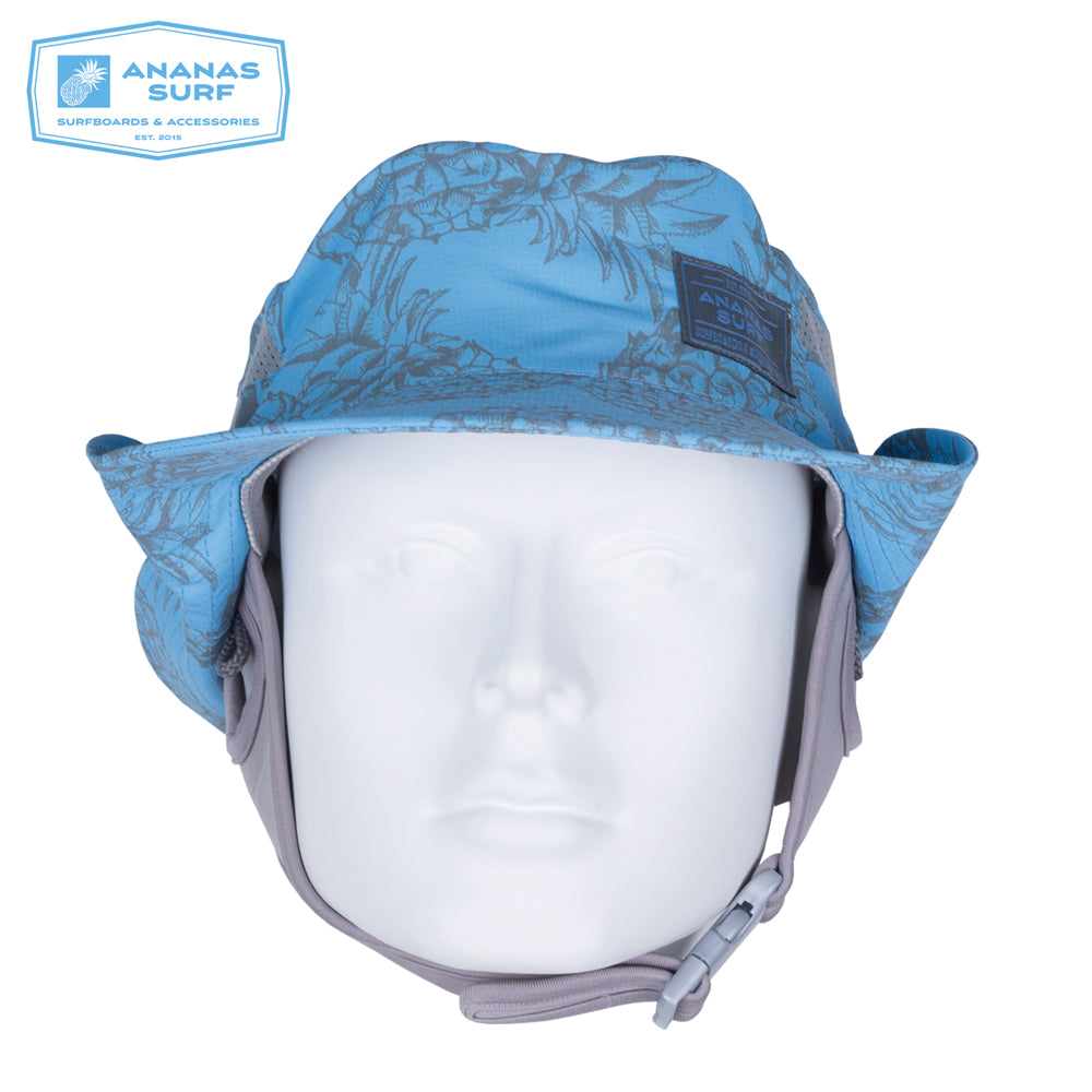 Ananas Indo Surfing Bucket Hat with Chin Strap