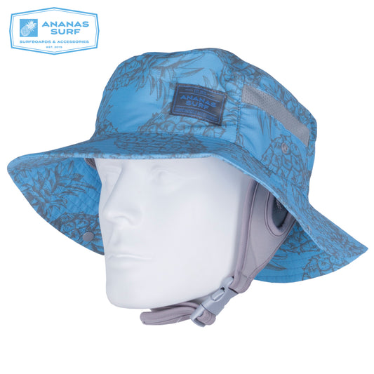 Ananas Indo Surfing Bucket Hat with Chin Strap