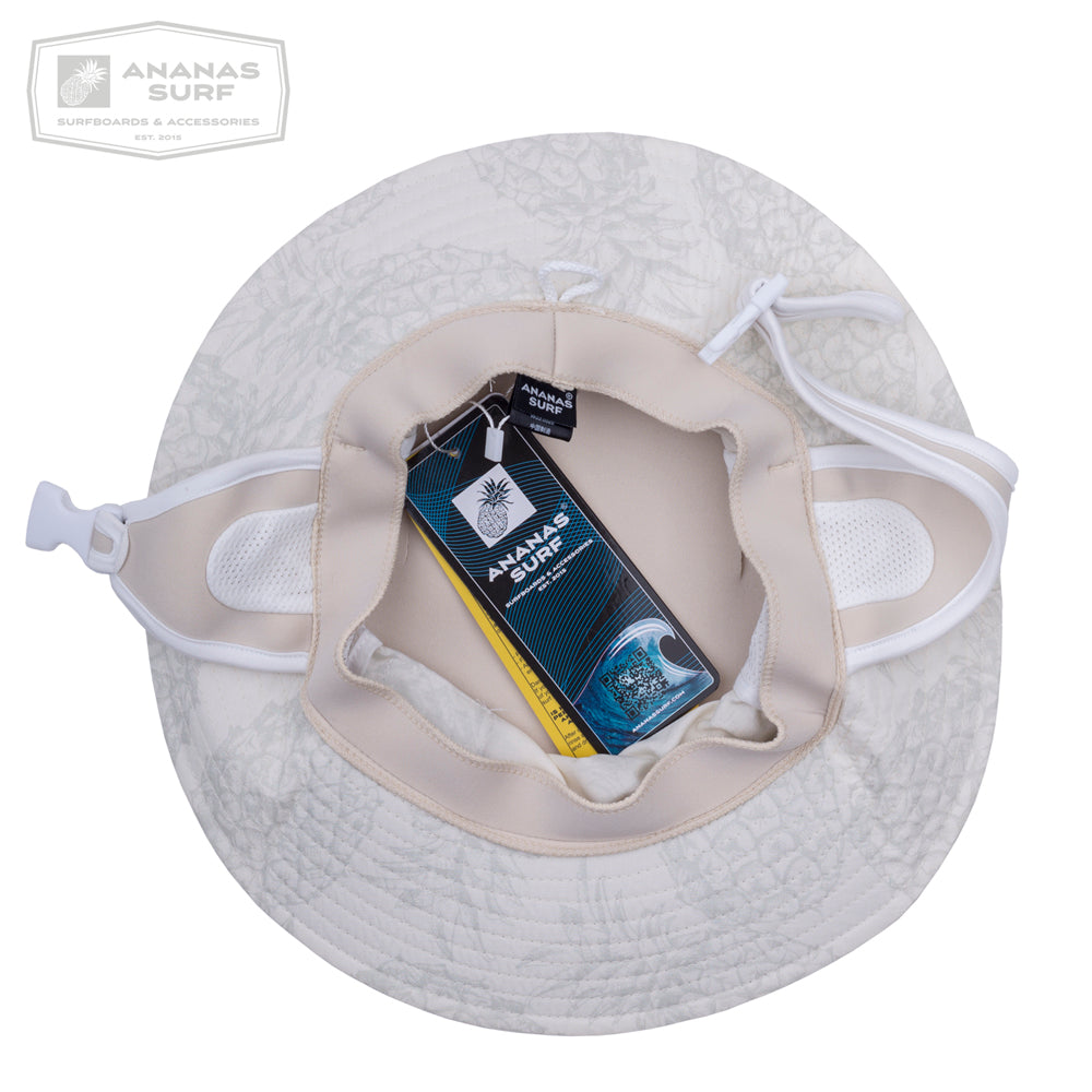 Ananas Indo Surfing Bucket Hat with Chin Strap