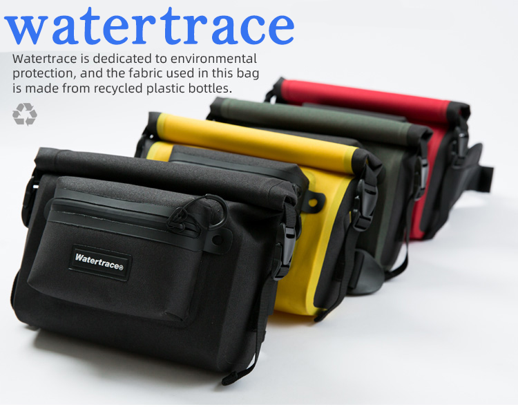 Watertrace Waterproof Clip-on Eco Waist Storage bag for Snorkeling Canoeing Kayaking Surfing Swimming etc
