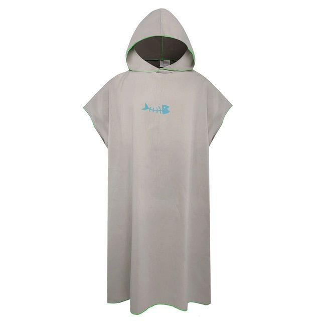 Poncho Changing Towel with Hood Microfiber Beach Blanket Bath Towel Swim Towel Wetsuit Beach Poncho..