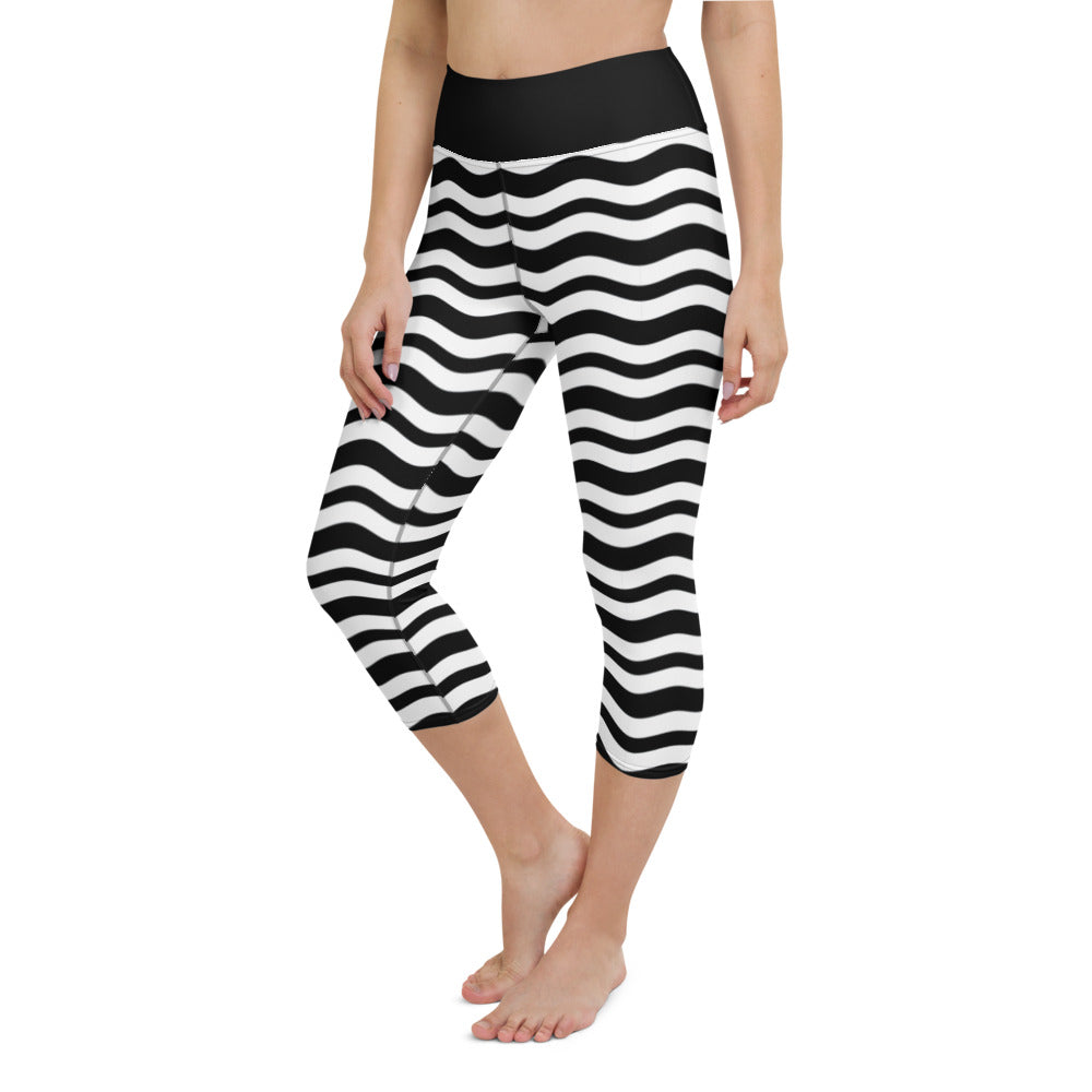 Premium Yoga Capri Leggings by doboobop