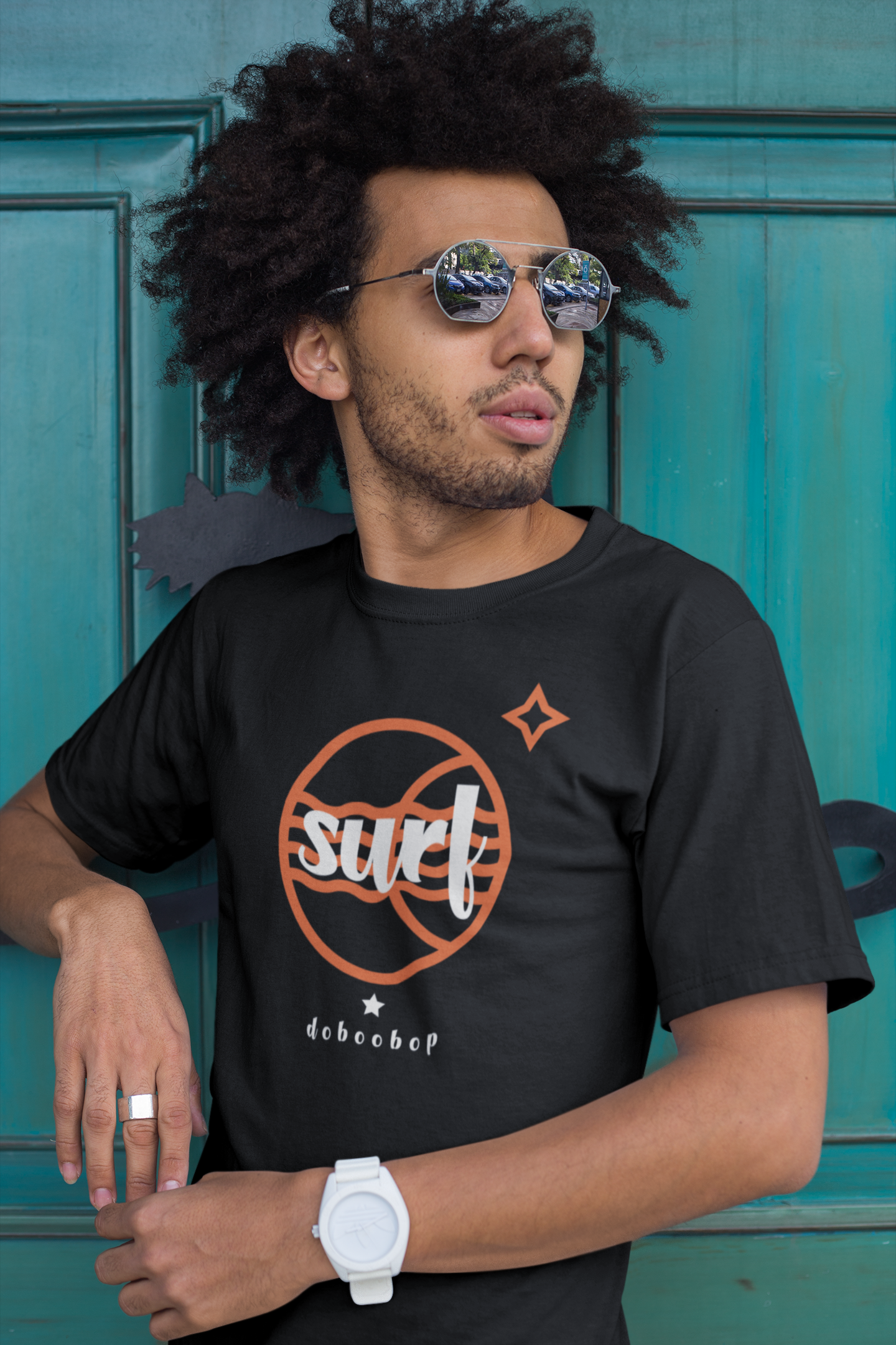 Unisex Surf tee 100% Premium Cotton Airlume combed and ring-spun  for the perfect fit