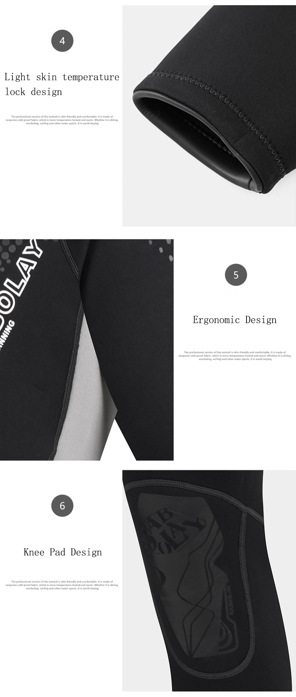 2022 3MM Premium Quality Neoprene Front Zipper Men's Wetsuit